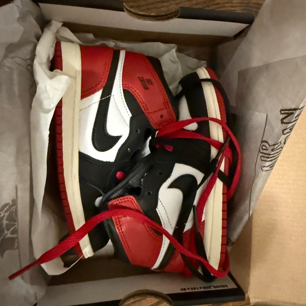 Brand New Jordan 1 Retro OG “Black Toe Reimagined” - Picture 6 of 6